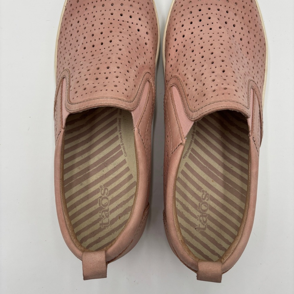 Taos Footwear Pink Perforated Slip-On Sneakers - Picture 6 of 8